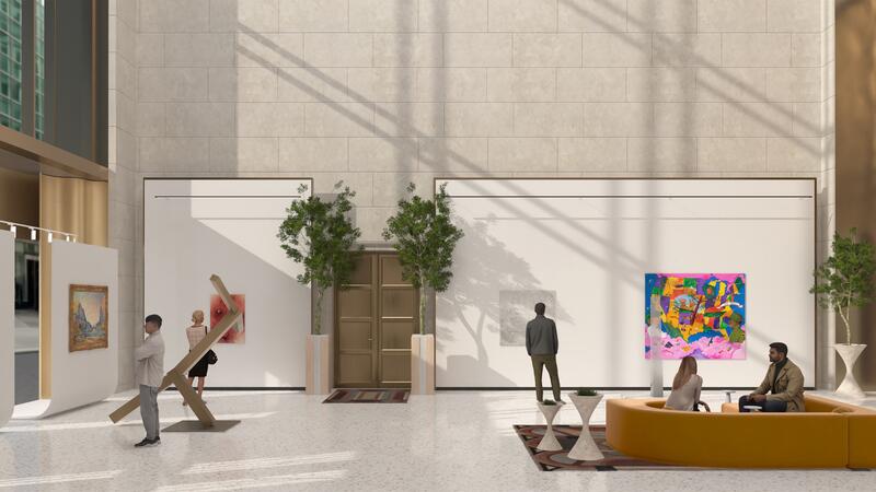 Bonhams lobby 57th street headquarters